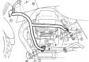 Moto Guzzi Quotta 1100 / 1100 ES ochranné rámy motoru